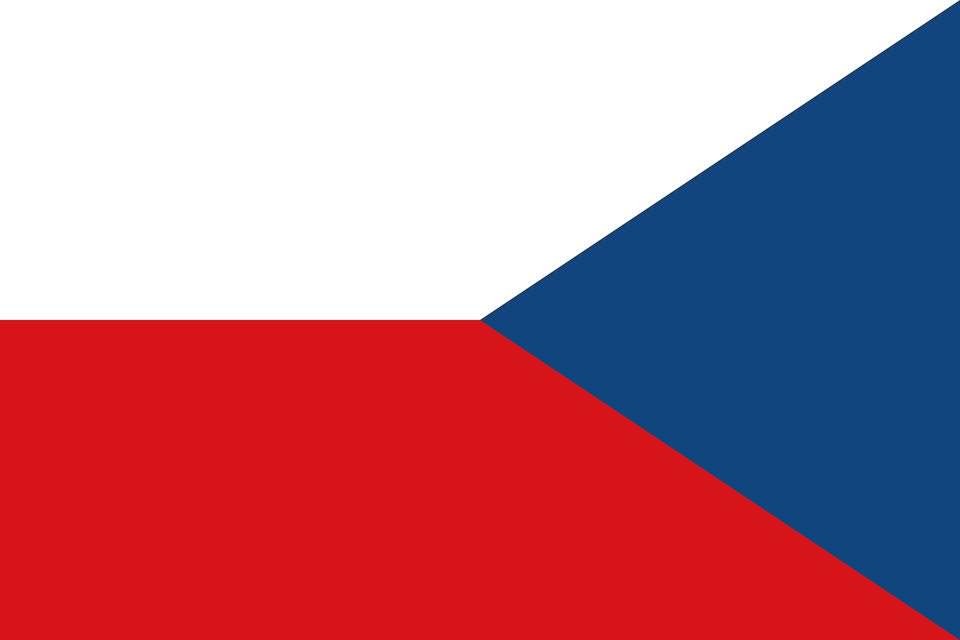 Roundel Of Czechoslovakia Starboard Side Clipart, Triangle, Flag Png Image
