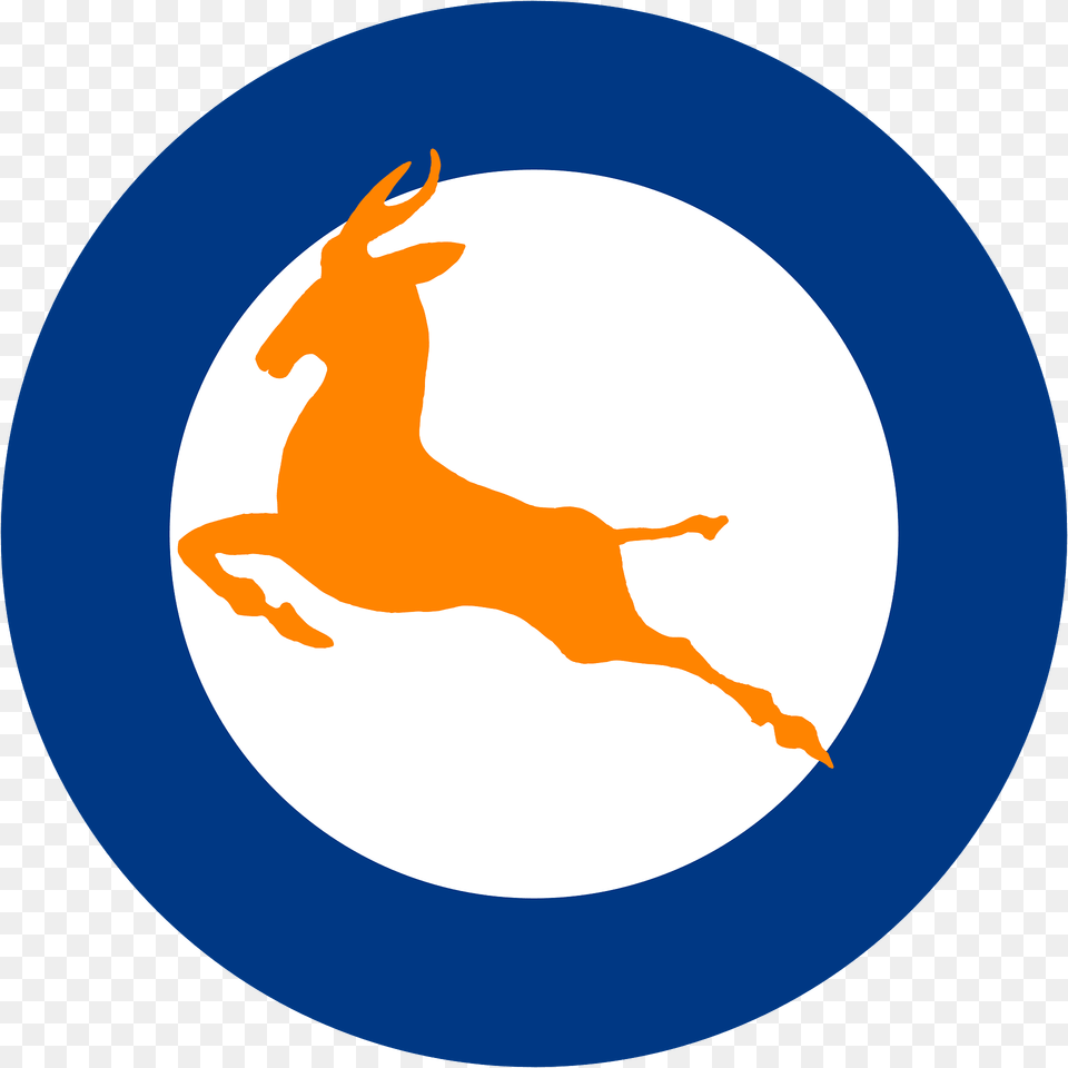Roundel Of South Africa 1947 1958 Clipart, Logo, Animal, Kangaroo, Mammal Free Transparent Png