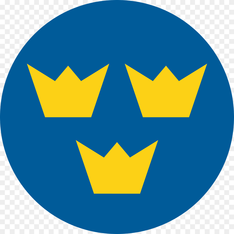 Roundel Of Sweden Clipart, Logo, Symbol Free Transparent Png