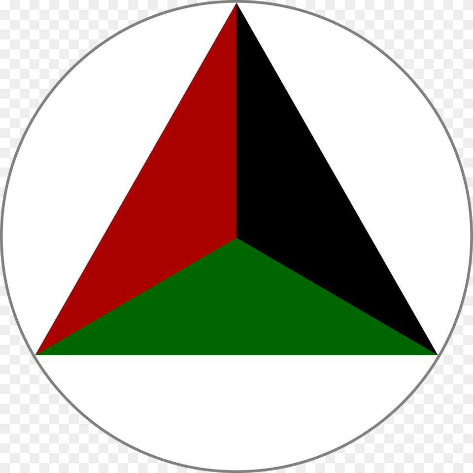 Roundel Of The Afghan Air Force Variant Clipart, Triangle Free Transparent Png