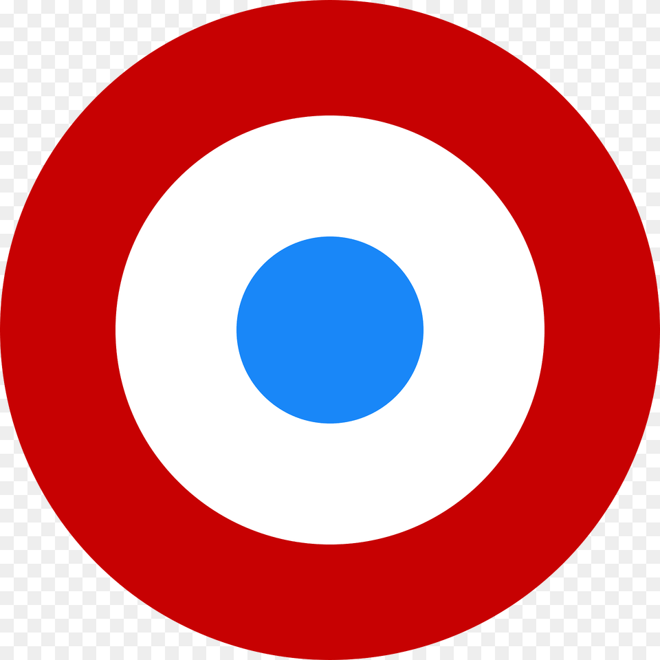 Roundel Of The French Air Force Before 1945 Clipart, Disk Png Image