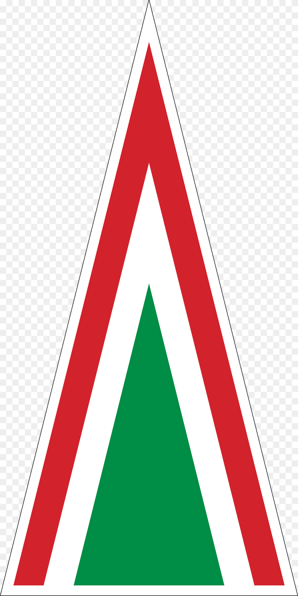 Roundel Of The Hungarian Air Force Wings Clipart, Triangle Free Png