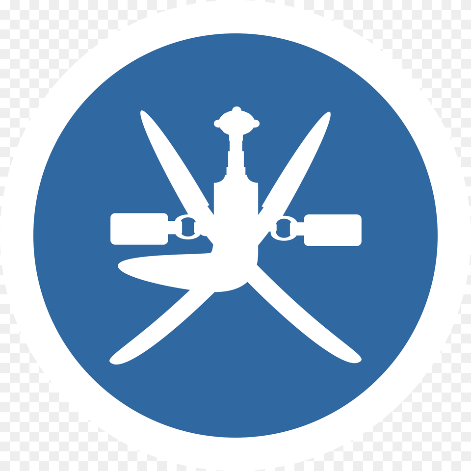 Roundel Of The Royal Air Force Of Oman Alternate Clipart, Blade, Dagger, Knife, Weapon Free Png