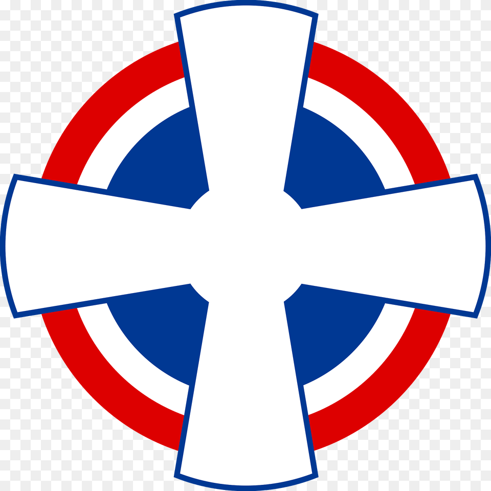 Roundel Of The Royal Yugoslav Air Force Clipart, Cross, Symbol, Logo Free Png Download