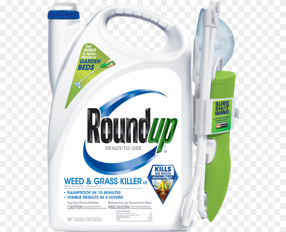 Roundup Ready To Use Weed Amp Grass Killer Iii With Round Up, Cleaning, Person Png Image