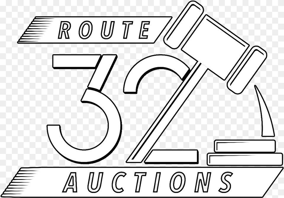 Route 32 Auctions Drawing, Device, Text Free Png