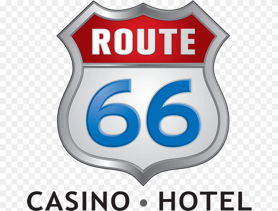 Route 66 Casino Logo Emblem, Symbol, Food, Ketchup, Badge Png Image