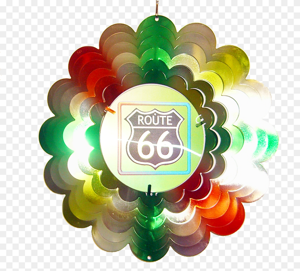 Route 66 Holographic Spinner 12 Inch Free Transparent Png