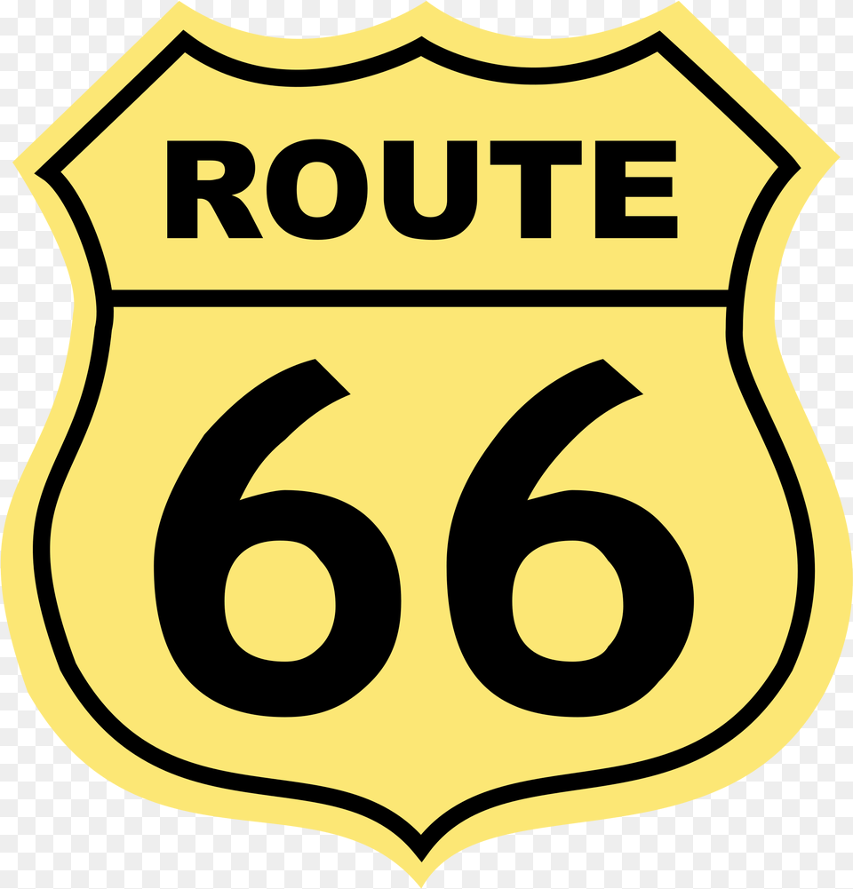 Route 66 Logo Transparent Route 66 Logo, Badge, Symbol Png
