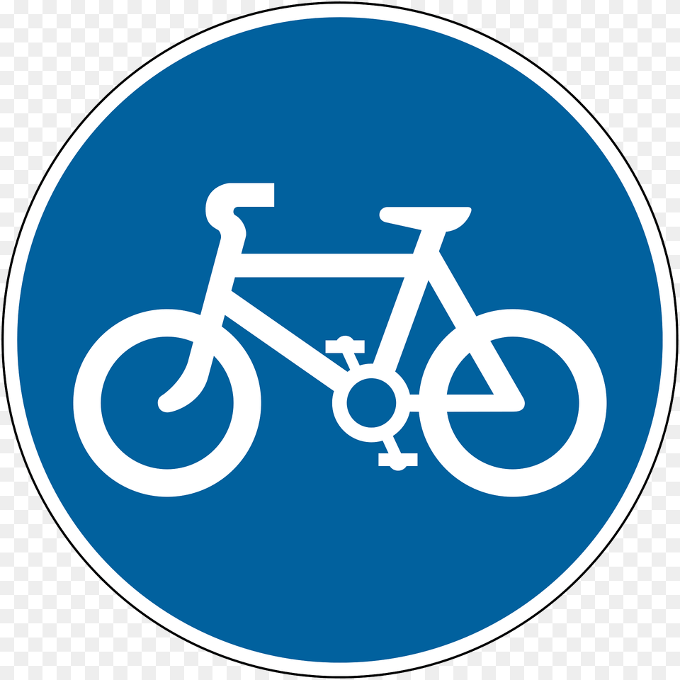 Route For Use By Pedal Cycles Only Clipart, Bicycle, Transportation, Vehicle, Disk Png