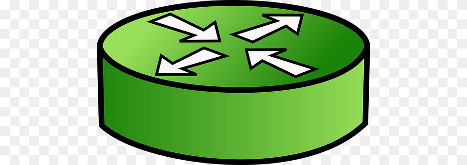 Router Symbol, Green, Recycling Symbol, Disk Png