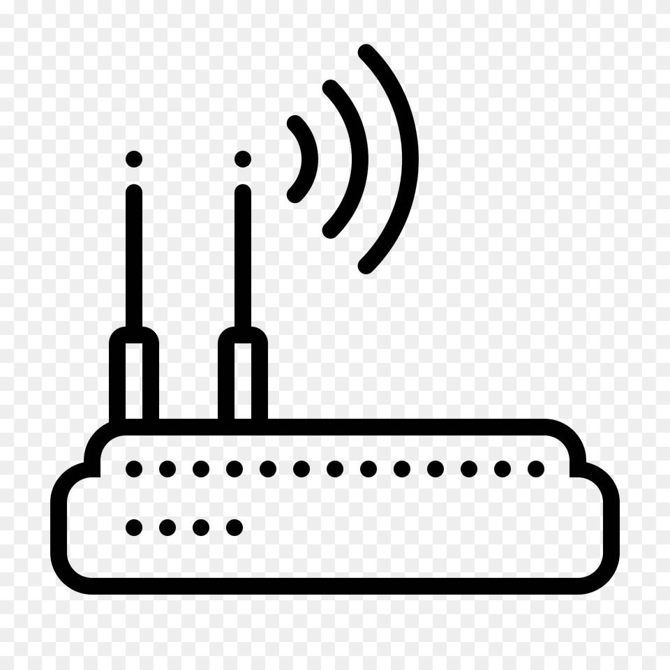 Router De Wifi Icon, Gray Png