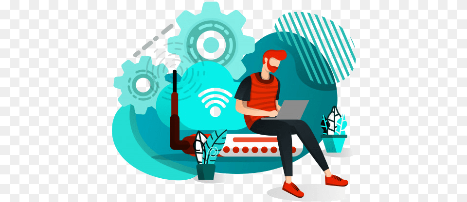 Router Support Sitting, Person, Art, Painting Free Transparent Png