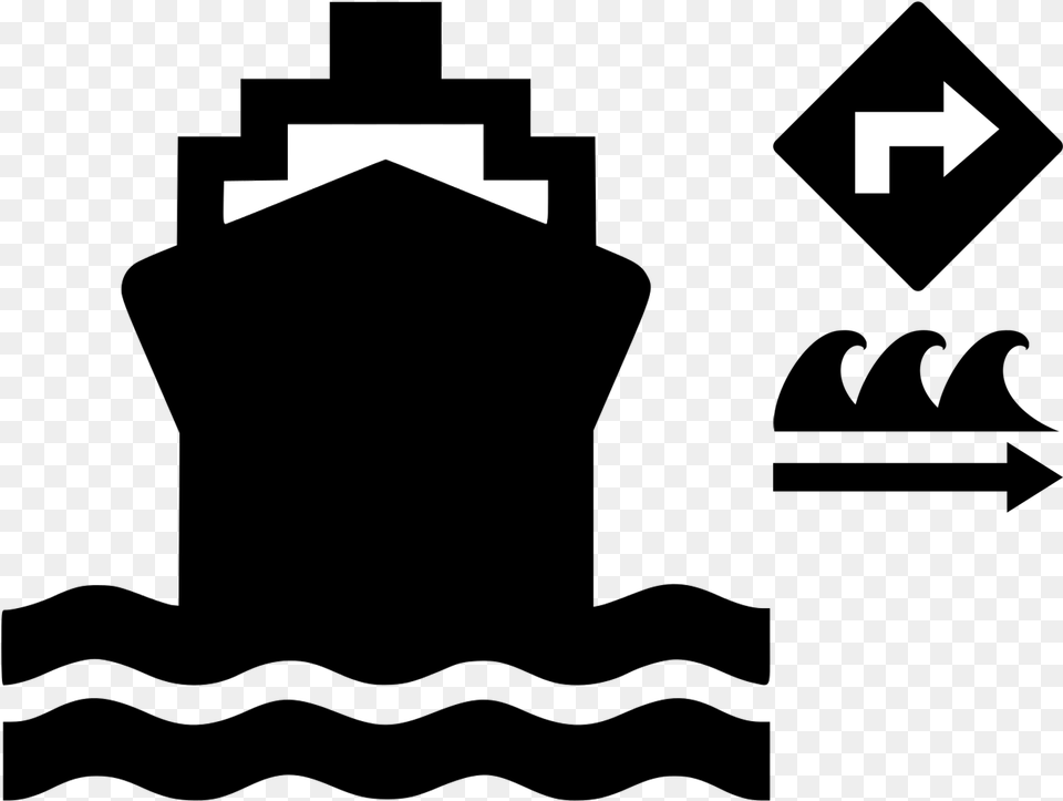 Routing Ships To Exploit Marine Current Propulsion Boat Icon, Outdoors, Triangle Png
