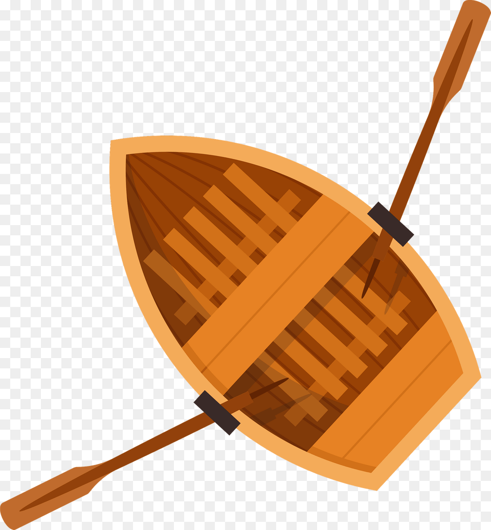 Row Boat Clipart, Oars, Transportation, Vehicle Png Image