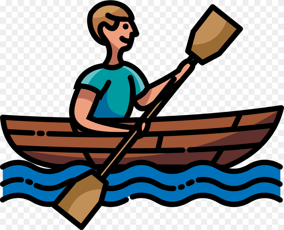Row Boat Clipart, Oars, Paddle, Baby, Person Free Transparent Png