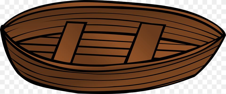 Row Boat Rowing Boat Clip Art, Basket, Dinghy, Transportation, Vehicle Free Png
