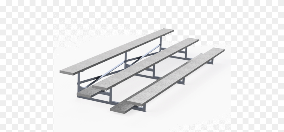 Row Deluxe Bleachers Architecture, Bench, Furniture, Machine, Aluminium Free Png Download