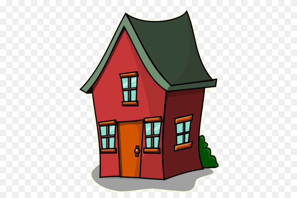 Row Houses Clip Art House Clipart Of Cartoon Winging, Architecture, Barn, Building, Countryside Free Png