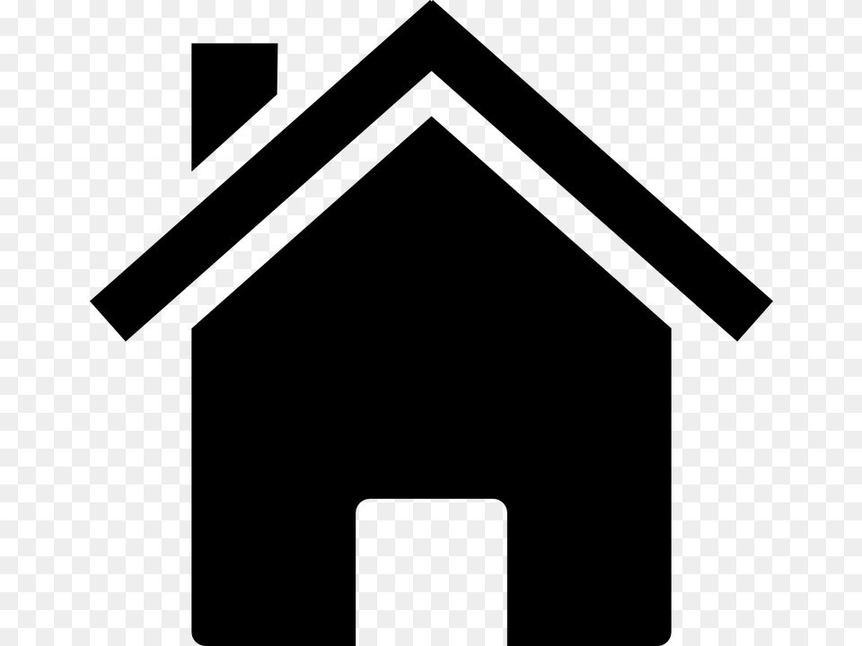 Row Of A Simple House, Gray Free Transparent Png