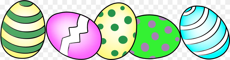 Row Of Easter Eggs Clip Art, Easter Egg, Egg, Food Free Transparent Png