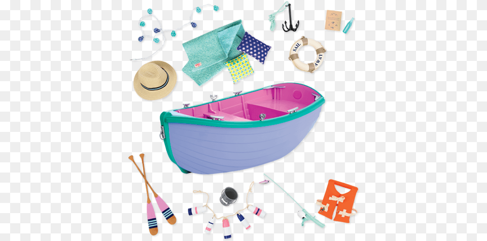 Row Your Boat Set Our Generation Dolls Row Your Boat Set, Hot Tub, Tub, Dinghy, Transportation Free Png
