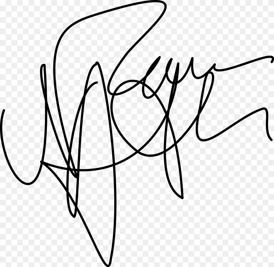 Rowan Atkinson Signature, Gray Png