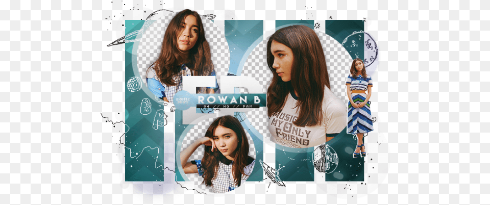 Rowan Blanchard Transparent Images Hair Care, Art, Collage, Advertisement, Poster Free Png