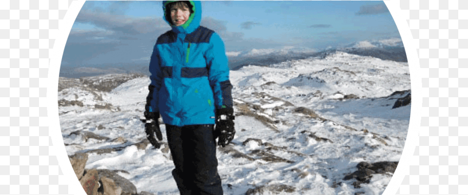 Rowan Purrett Aged Twelve Peak To Peak Fundraiser Snow, Photography, Clothing, Coat, Jacket Png