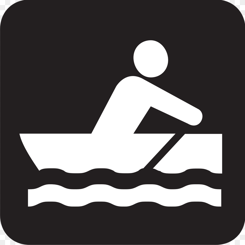 Rowboat Clipart, Stencil Png Image