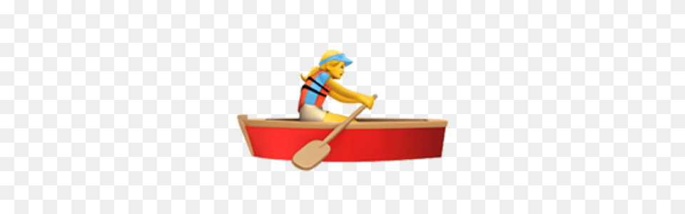 Rowboat Woman Emojis, Boat, Water, Vehicle, Transportation Free Png Download