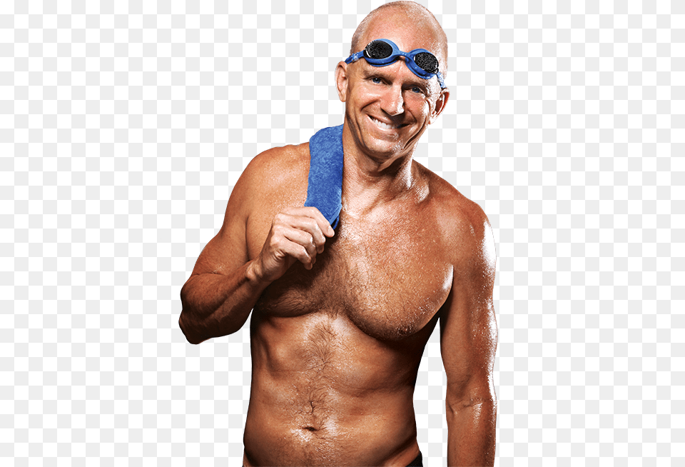 Rowdy Gaines 3 Time Olympic Gold Medalist Rowdy Gaines, Accessories, Goggles, Smile, Portrait Free Transparent Png