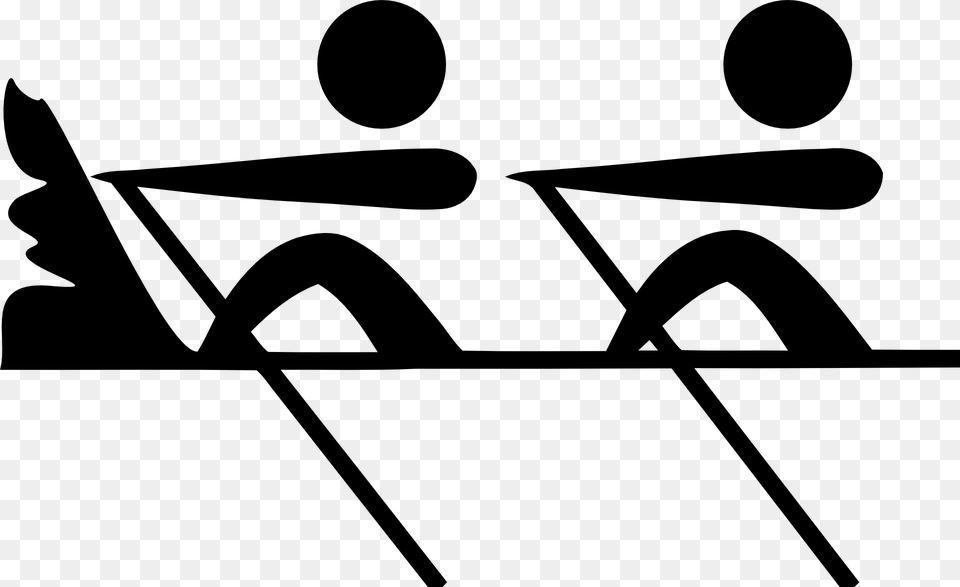 Rowing Clipart Gray Free Transparent Png