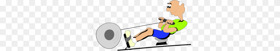 Rowing Machine Clip Art I Am Going To Start A Workout Clipart, Baby, Person Png Image
