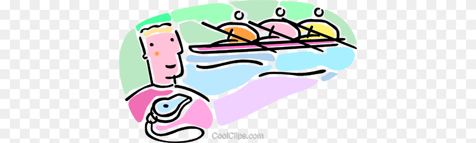 Rowing Team Royalty Vector Clip Art Illustration, Food, Meal, Person, Face Free Png