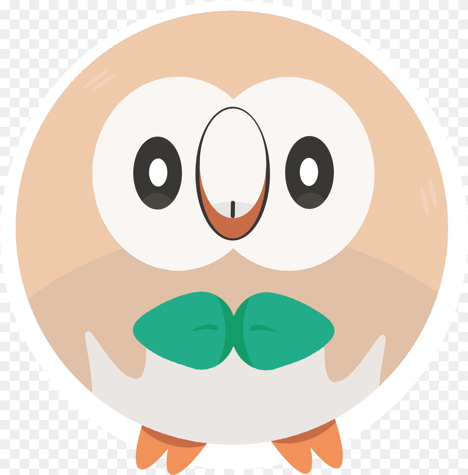 Rowlet, Photography, Animal, Disk Png