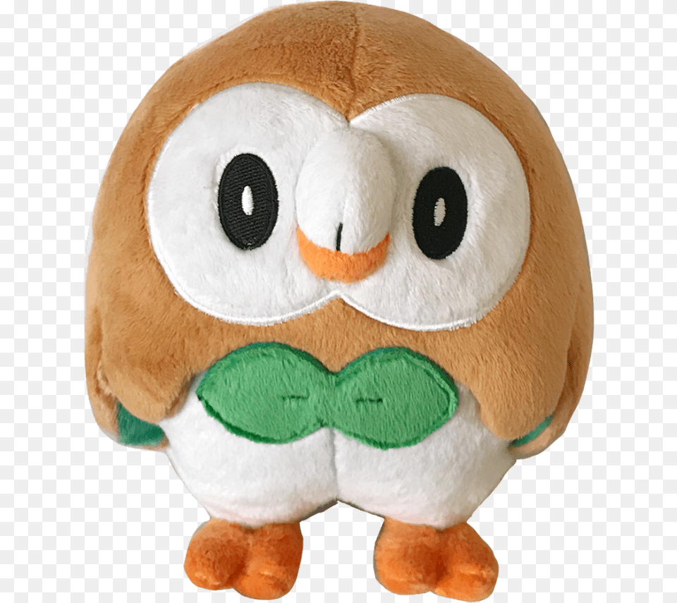 Rowlet, Plush, Toy Free Transparent Png