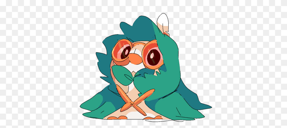 Rowlet Dressed Up As Decidueye Im A Master, Baby, Cartoon, Person, Art Png Image