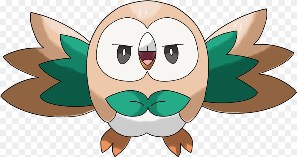 Rowlet Pokemon Cartoon Image Rowlet Pokemon Transparent, Animal, Fish, Sea Life, Shark Png