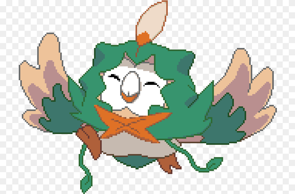 Rowlet Rowlet, Leaf, Plant, Baby, Person Free Png