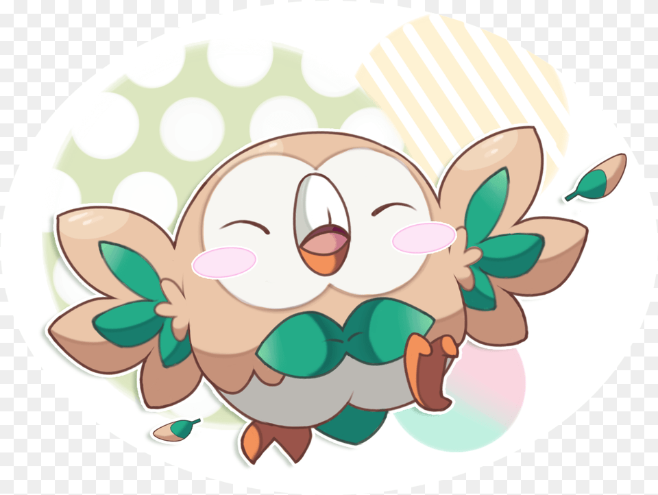 Rowlet Rowlet Chibi, Art, Baby, Person, Face Free Png Download