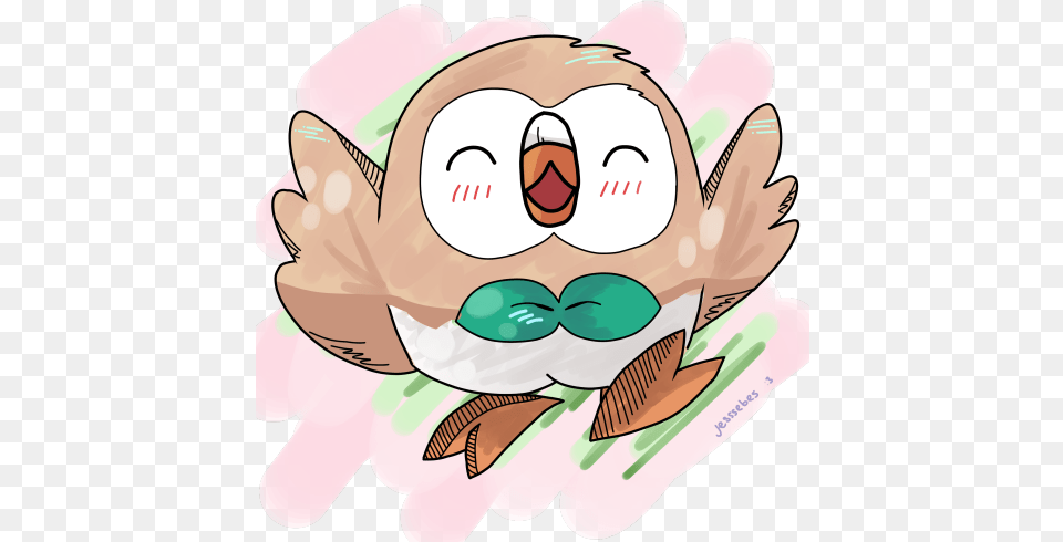 Rowlet The Borb Pokmon Pokmon, Baby, Person, Face, Head Png Image