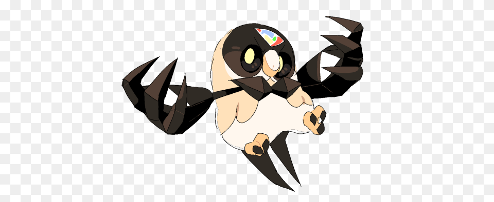 Rowlet With Necrozma Armor Sun And Moon Know Your Meme, Electronics, Hardware Free Transparent Png