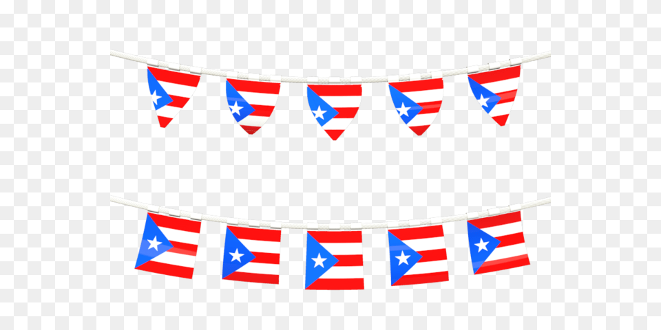 Rows Of Flags Illustration Of Flag Of Puerto Rico, American Flag Free Png Download