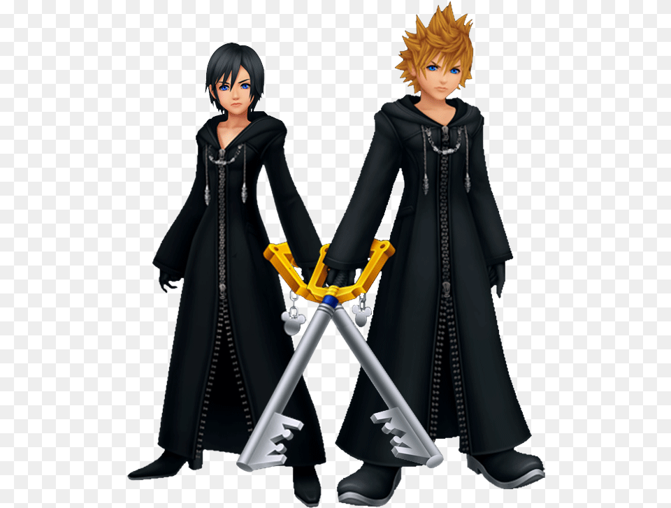Roxas And Xion Khd Xion And Roxas Kingdom Hearts, Adult, Person, Female, Woman Png