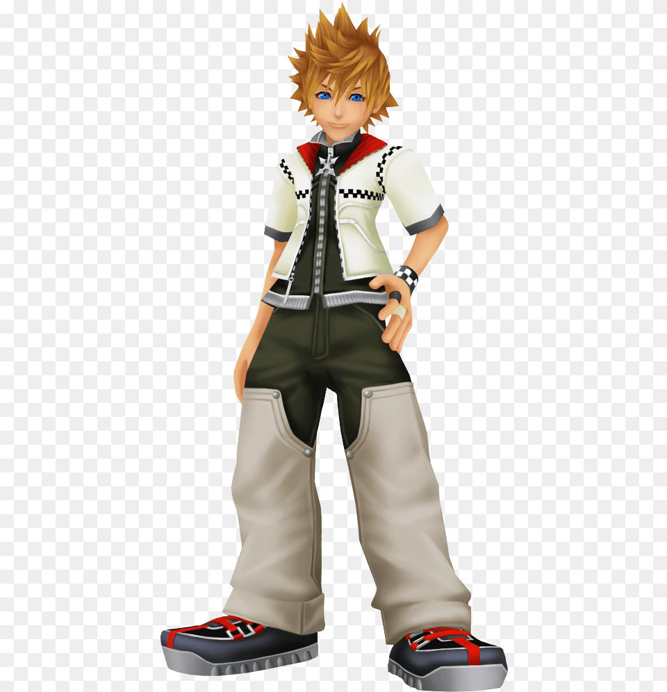 Roxas Kingdom Hearts 2 Main Character, Book, Publication, Footwear, Comics Png