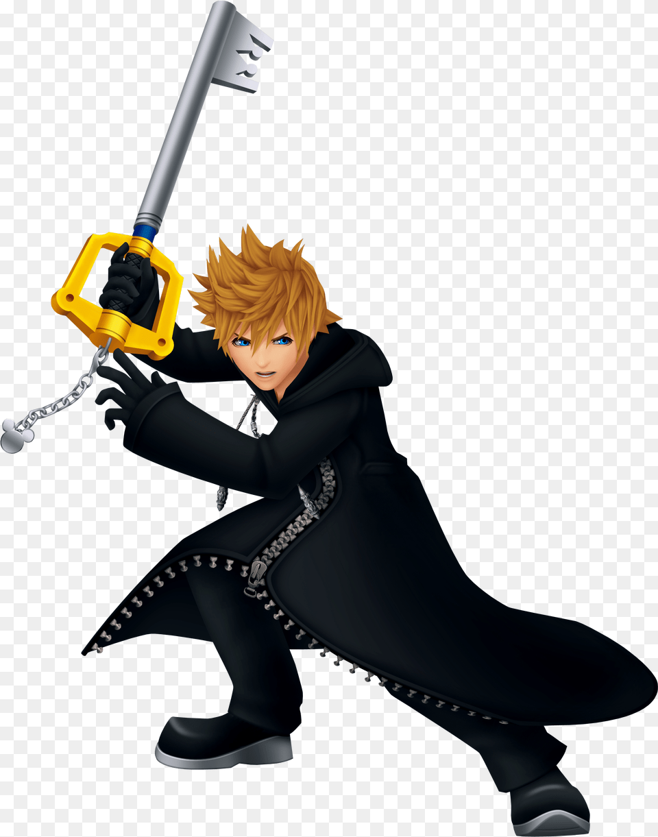 Roxas Kingdom Hearts 358 2 Days, Sword, Weapon, Baby, Person Png