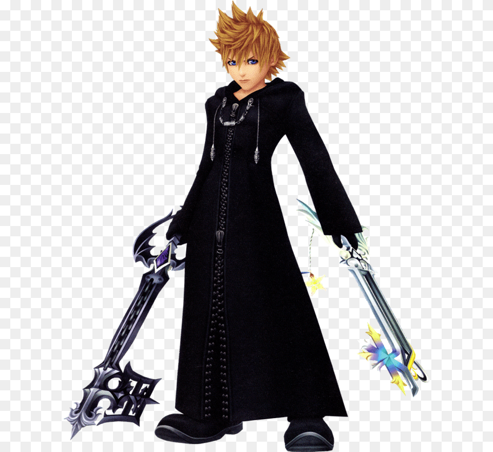 Roxas Kingdom Hearts 358 2 Days Icon, Fashion, Person, Toy, Doll Free Png Download