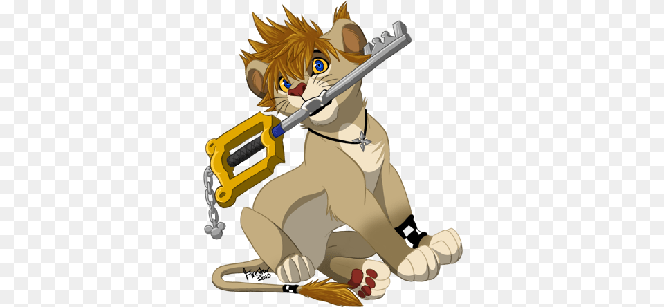 Roxas Kingdom Hearts Fan Art Fanpop Kingdom Hearts Roxas Lion, Baby, Person, Book, Comics Png Image