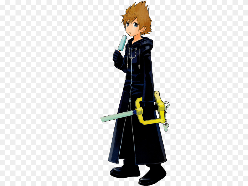 Roxas Kingdom Hearts Three Five Eight Days Over Two, Person, Book, Comics, Publication Png